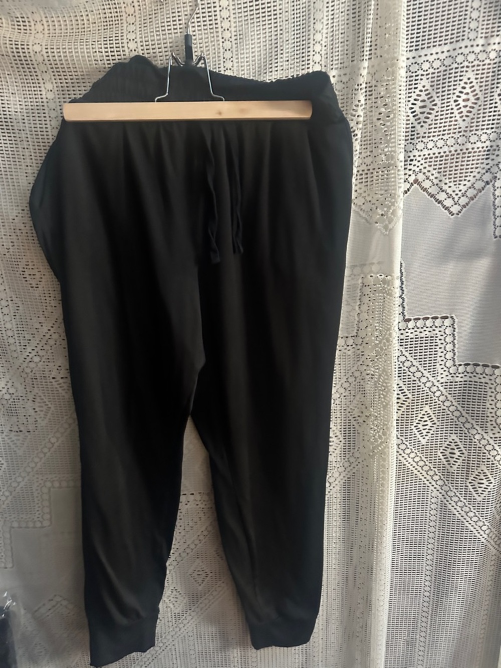 Classic Black Women's Jogger Pants - Brand Unspecified